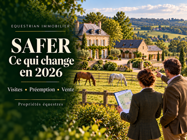 SAFER et propriétés équestres : ce que change la loi agricole de 2026